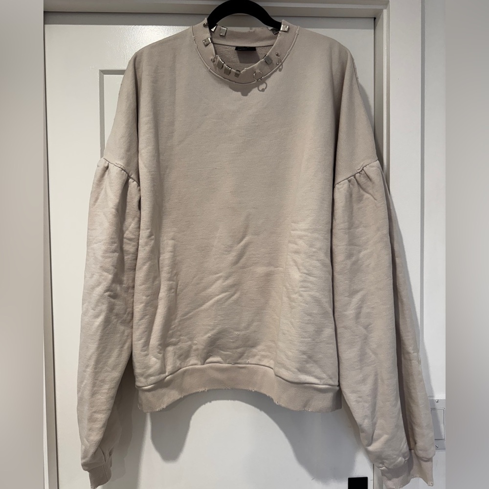 Balenciaga Pierced Round Sweatshirt